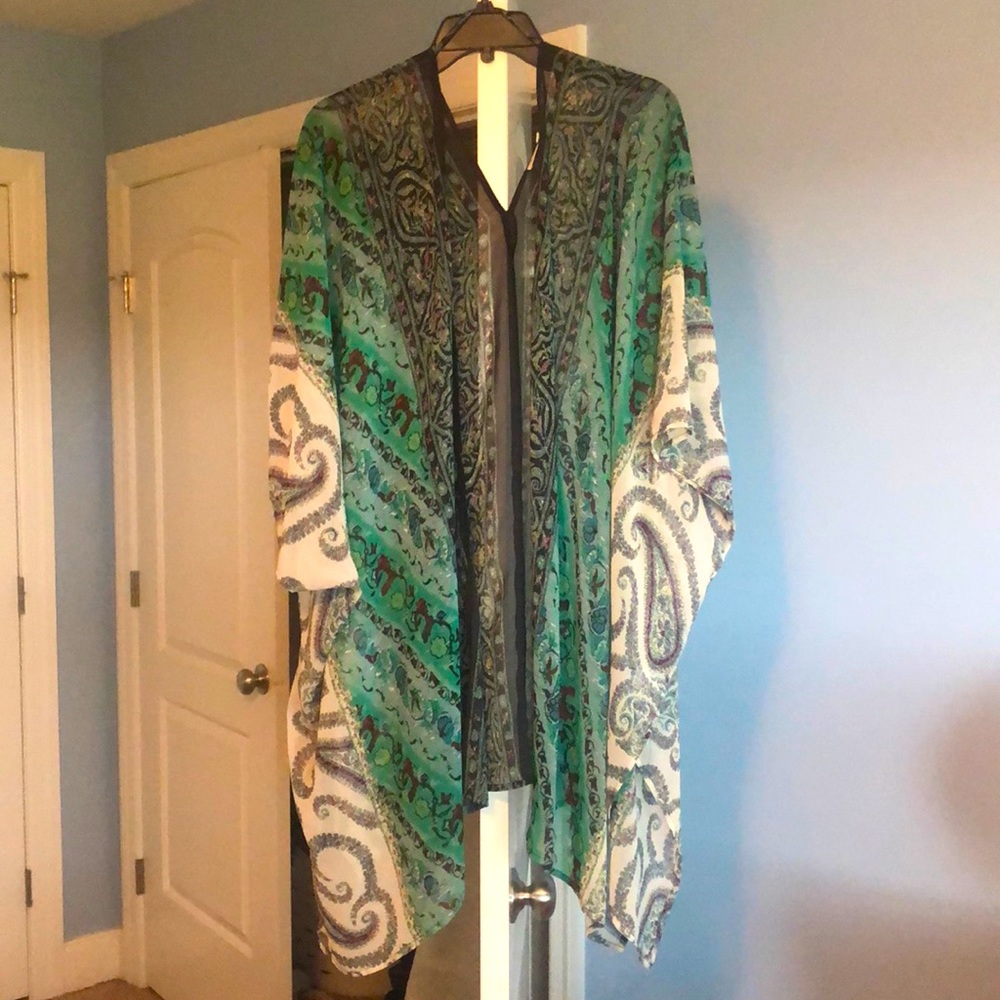 Danial Rainn sheer cover up/robe